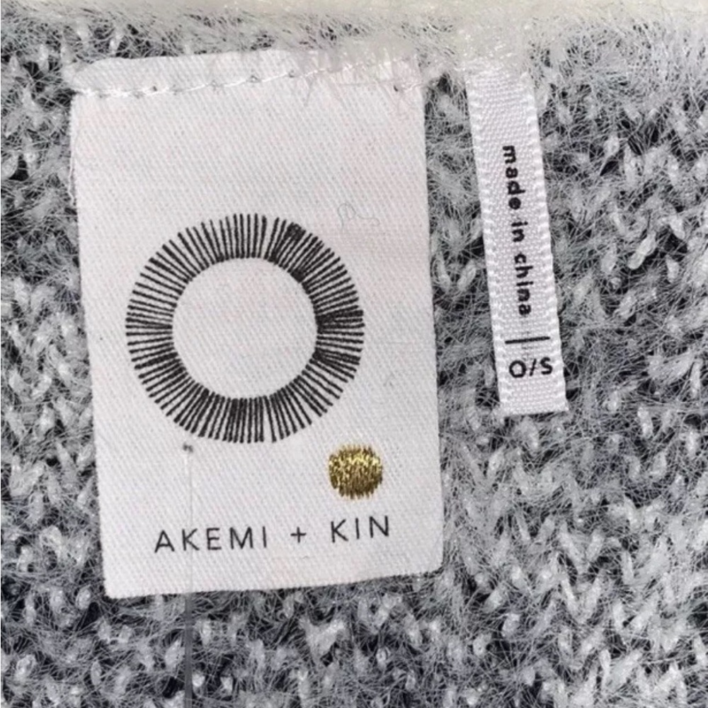 Anthropologie NWOT Chic Black and White Long Cardigan O/S - Picture 13 of 14